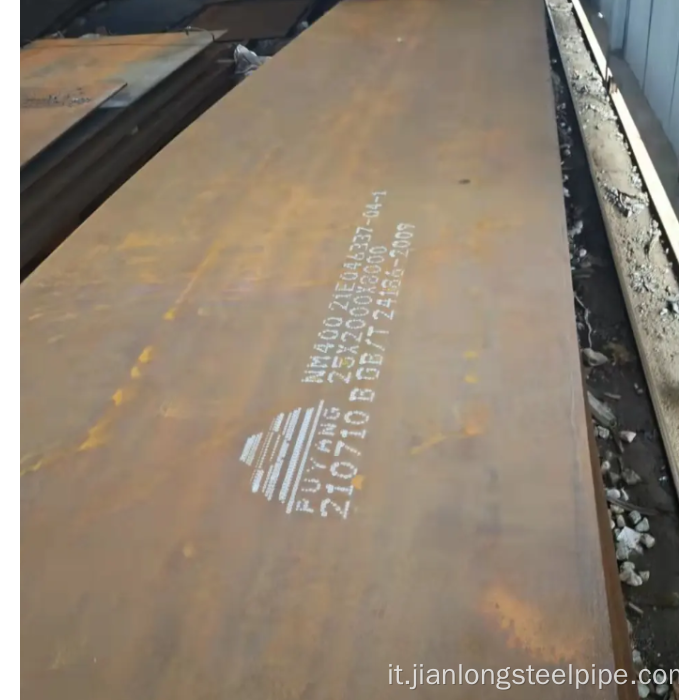 Piastra in acciaio composito NM800